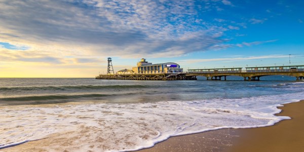 Bournemouth beach and pier