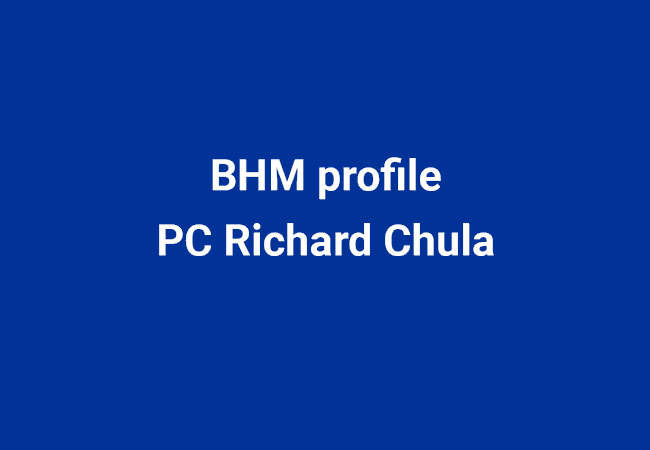 BHM profile - PC Richard Chula