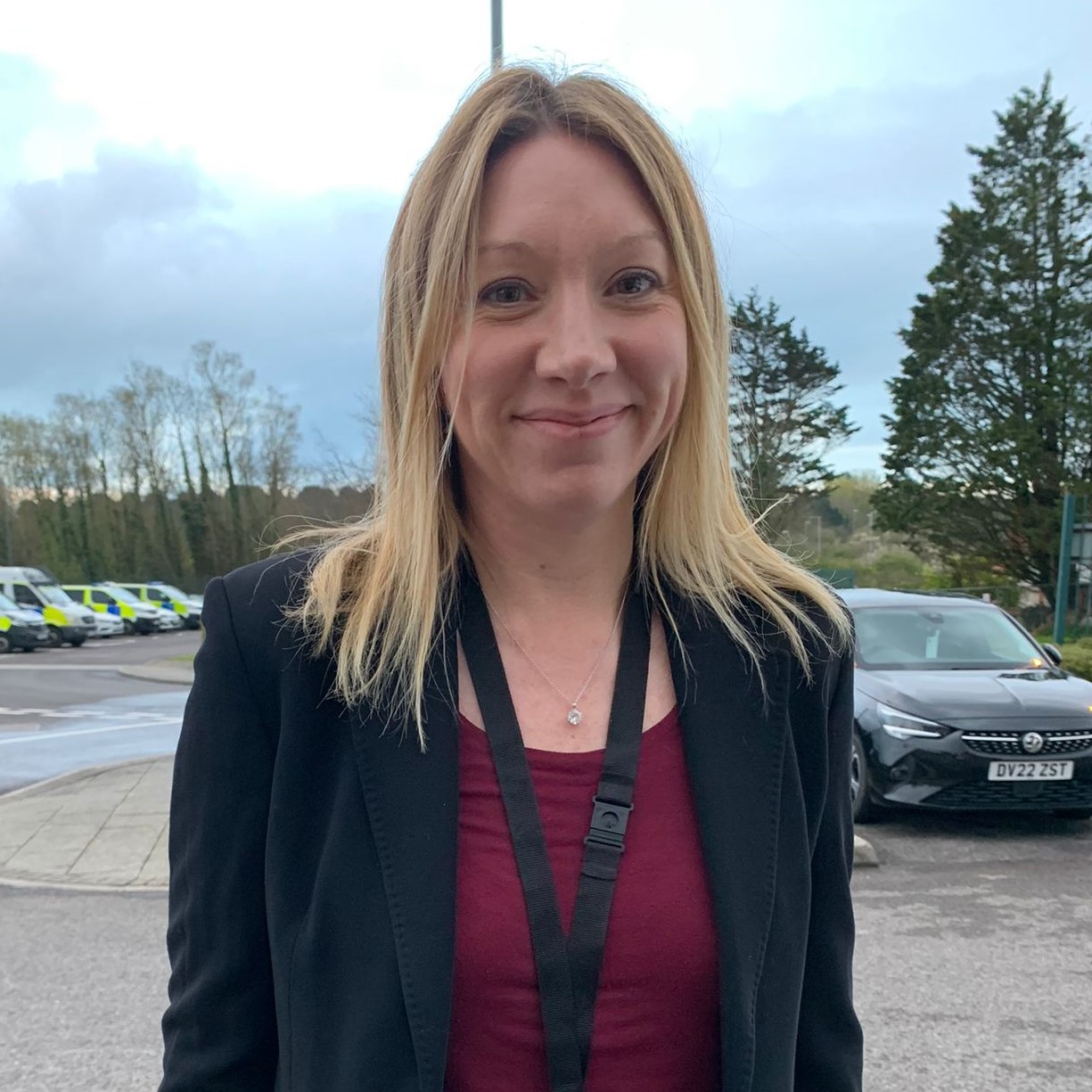 Detective Constable Fiona Napier smiling